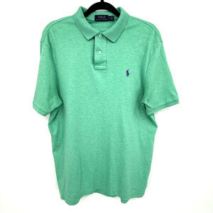 Polo Ralph Lauren‎ Mens Shirt M Green Collared Timeless Golf Preppy Minimalist
